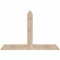 Ekena Millwork Portland Smooth Timber Gable Bracket, Douglas Fir, 60"W x 40"H x 1 1/2"D x 5 1/2"F, 16/12 Pitch GBW060X40X0206POR00SDF - alternate 1